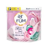 洗濯洗剤 アフューム arfum ローズ ROSE ジェルマジックボール 5in1 柔軟剤入り 詰替(詰め替え) トラベル (詰替6粒)