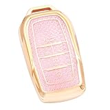 ヴォクシー 90 系 キーケース 適合トヨタ ノア 90 系 アルファード ヴェルファイア 40系キー カバー シエンタ可愛 キーホルダー ゴールドピンク