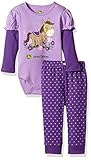 John Deere PANTS ベビー・ガールズ カラー: パープル