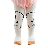ベビータイツ　ガールズ　コットン パンティストッキング 赤ちゃん 動物柄　ソックス 靴下 コットン 厚手 ニットタイツ 滑り止め付き 可愛い ウサギ　新生-12ヶ月　12ヶ月-24ヶ月　2-3歳 10