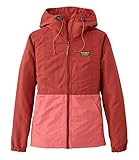 [エルエルビーン] ウィメンズ マウンテン・クラシック・フルジップ・ジャケット カラーブロック ジャパン・フィット Sサイズ Rust Orange/Sunlit Cora レッド １００００２５２５０