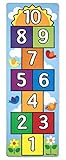 Melissa & Doug Hop and Count Hopscotch Game Rug (3 pcs 78.5 x 26.5 inches) [並行輸入品]