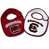 NCAA South Carolina Fighting軍鶏幼児よだれかけ2ピース