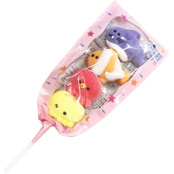 Amazon.co.jp: マシュマロ 串 お菓子 つぶらな瞳の串マシュマロ なま