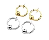 ラグレLUXRE ビーズ付フェイクピアス