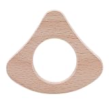 Edtoy自然色赤ちゃんAppease Molar Rattle Lovely木製デザインハンドルDevelopmental Toys Edtoy-1