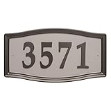 Whitehall Products Easy Street Address Sign Plaque, Bronze [並行輸入品]