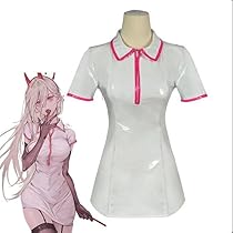 【チェンソーマン】マキマ　ナース　ほぼフルセ　L　コスプレ衣装　E-9450★ Amazon | Plazhen マキマ パワー チェンソーマン コスプレ衣装