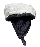 ダークグレーかわいい冬プラス綿毛暖かいニットウール品質のベビーハット