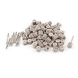 uxcell フラップホイール　研削研磨ディスク　80グリット10mmX 10mmx 3mm 100個