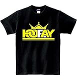 HOORAY(フーレイ) ダンス 衣装 ヒップホップ キングロゴTシャツ 130 ブラック