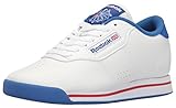Reebok レディース プリンセス スニーカー, ホワイト/テトラブルー/エクセレントレッド。, 11