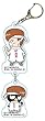 幽☆遊☆白書 × バッドばつ丸 桑原和真 (健康第一)× バッドばつ丸 2連キーホルダー