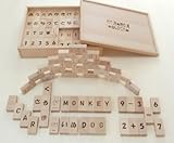 木製おもちゃのだいわ 積木 MOJIMOJ I ブロック 120pcs