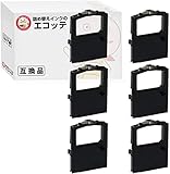 【エコッテ】 RICOH (リコー)用 326-7929 インクリボンカセット 黒 6個 ワイヤドットカートリッジタイプ (326-7929) SP150 DP8000 DP5600P DP5600II DP5600 DP4600 DP2700 DP2600