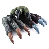 1PC /パック3PCS /パック恐竜爪モデルおもちゃの手套人工ソフト恐竜の足 プラスチックPVC 手套 動物シリーズ 手袋