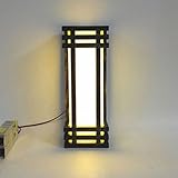 YJH+ LEDウォールランプ屋外のホテルウォールライトコートヤードフロントドア模造大理石壁ランプ 美しく、寛大な ( 色 : A )