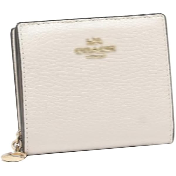 Amazon | COACH アウトレット 二つ折り財布 ホワイト レディース 6390