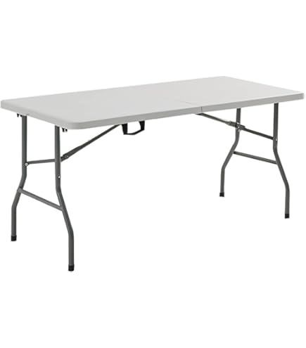 Amazon｜BOOSDEN 折りたたみテーブル 122x60x56.5/73cm 二段階高