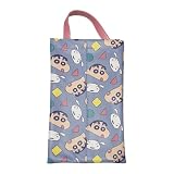 スモール・プラネット(Small Planet) クレヨンしんちゃん ティッシュボックスカバー しんのすけ＆シロ パープル