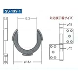 エスカッション（丁番調整金具）　SS-139-1　丁番調整金具　ステンレス　板厚：1　入数：1・10