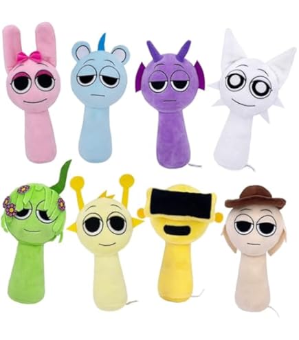 Amazon.co.jp: スプランキー ぬいぐるみ セット - 20cm Sprunky Plush