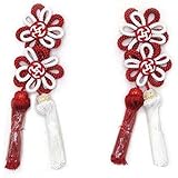 [京都室町st．] 七五三 被布コートの飾り房 被布ふさ（単品）yu「紅白 花」HUS279