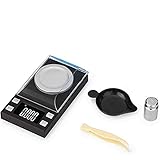 精密天秤 0.001g-100g 精密計量秤 高精度 デジタルミリグラムスケール 業務用(プロ用) デジタルスケール 電子天秤 携帯タイプ ((0.001g-20g))