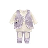 ベビー服 女の子男の子パジャマ 子供服 Pojour 可愛ネゴＴシャツ＋パンツ上下３セット 暖かい 長袖パジャマ オシャレ 秋春 綿 通園 発表会 旅行 記念日 プレゼント