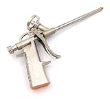 汎用 発砲 ウレタン フォーム カートリッジ ガン レッド コーキング DIY 工具 ネジピッチ 2.8mm 軍手 付属 (メタル)