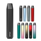 【正規品】 電子タバコ ZQ Xtal SE+ Pod スターターキット 1000mAh vape ベイプ セット軽量 ポッド型 ニコチンなしタバコなし(Black黒)