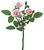ポピー 造花 アストラルローズショート ピンク