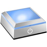 光るコースター led台座 ディスプレイライト イルミネーション台座 照明 レインボーコースター タッチスイッチ付き ライトアップ ハーバリウム飾り