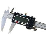 デジタルノギス150mminch/mmの切替付 最小読取0.01mm 0.01-150.00mmまで測定可能 ホールド機能付