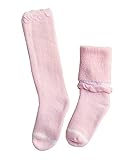 子どものための[ピンク]冬の赤ん坊のニーハイストッキングチューブソックス