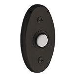 Baldwin 4858190 Oval Bell Button, Black [並行輸入品]