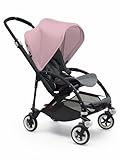 Bugaboo Bee 3 Black Frame Stroller With Grey Melange Seat (Soft Pink) by Bugaboo [並行輸入品]