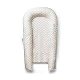 ドッカトット グランド DockATot Grand ベビーベッド ベッドインベッド 添い寝 ポータブル ベビーベッド クーファン 9-36ヶ月 Silver Lining (シルバー ライニング)