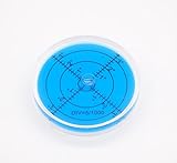 (ＣＨＯＵＣＨＯＵ) 鮮やか ブルー 大きい 丸型 水平器 液体 66Φ (１個)