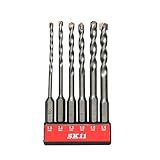 SK11(エスケー11) 六角軸 コンクリートドリルセット 6本組 3.0・3.4・4.3・5.0・6.0・6.4mm SICD-1