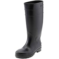 Amazon | [弘進ゴム] 長靴 安全靴 フェルト安全半長 F型 黒 24.0