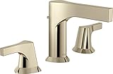 Delta Faucet 3574-PNMPU-DST Zura Two Handle Widespread Lavatory Faucet, Polished Nickel [並行輸入品]