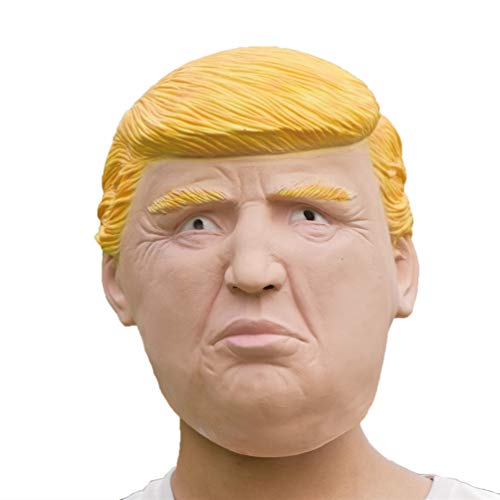 北の指導者 マスク 微笑んでいる顔 パーティーマスク 仮装マスク 変装 お面 かぶりもの 仮装イベン アイテム ハロウィーン マスク、コスチューム スク マスク 仮面 仮装パーティー 文化祭 コスプレ イベントなど用 ラテックスマスク (トランプ大統領)