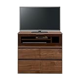 北欧風 幅80cm テレビボード ブラウン 完成品