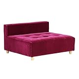 arne ベンチソファ ベンチ イス 背もたれ コーナーソファー ローソファー Baggy DX-armless 3×4 モケット パープルピンク