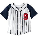 OSHKOSH(オシュコシュ) チームオシュコシュベースボールティ ストライプ トップス半袖Tシャツ 18ヶ月【並行輸入】