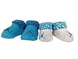 (ナイキ)NIKE Baby べビー Jordan ジョーダン ソックス 2足セット 白ターコイズブルー (0~6M) [並行輸入品]