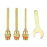 Healifty レンチ70MM（ゴールデン）と4個のグルーガンノズルアソートメントセット