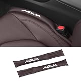 アクア 専用 隙間クッション 隙間埋め 車用 AQUA X Z G GR 全グレード 適用 シートサイド クッション シート コンソール 隙間 落下防止 小物放置 カー用品 内装パーツ 運転席 助手席 ロゴ左右対称設計 2本入り (ブラウン, アクア 専用)