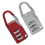 Merssavo 2ランダムカラー3デジタル組み合わせ荷物安全なパスワードロック